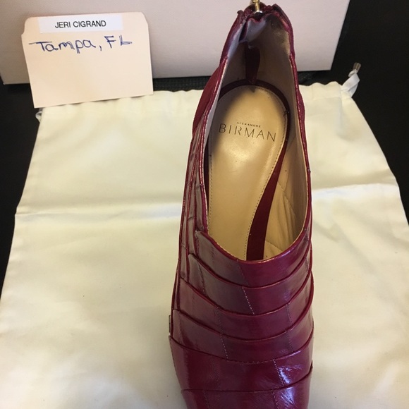 FINAL SALE Eel suede booties Size 6 1/2, new box, shoe bag, worn once org $895. - Picture 4 of 9